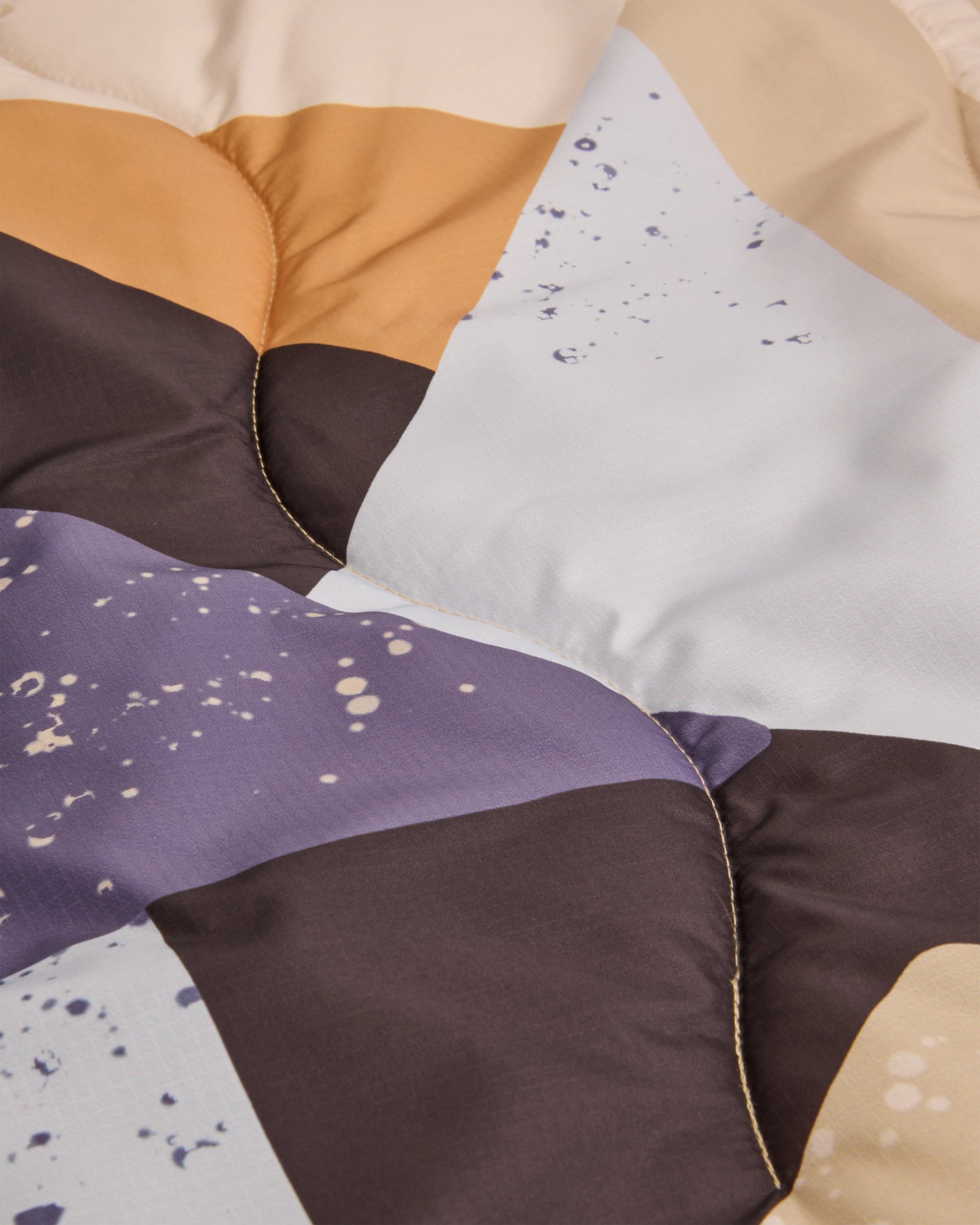 Cabin Recycled Sherpa Blanket - Sun Patch Desert - Flatlay