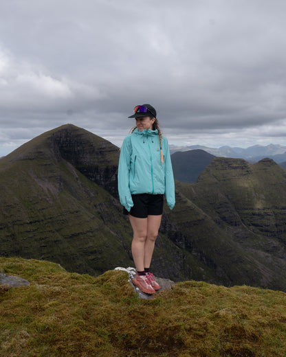 Trailscape Light Women's Recycled Waterproof Jacket - Aqua - Lifestyle