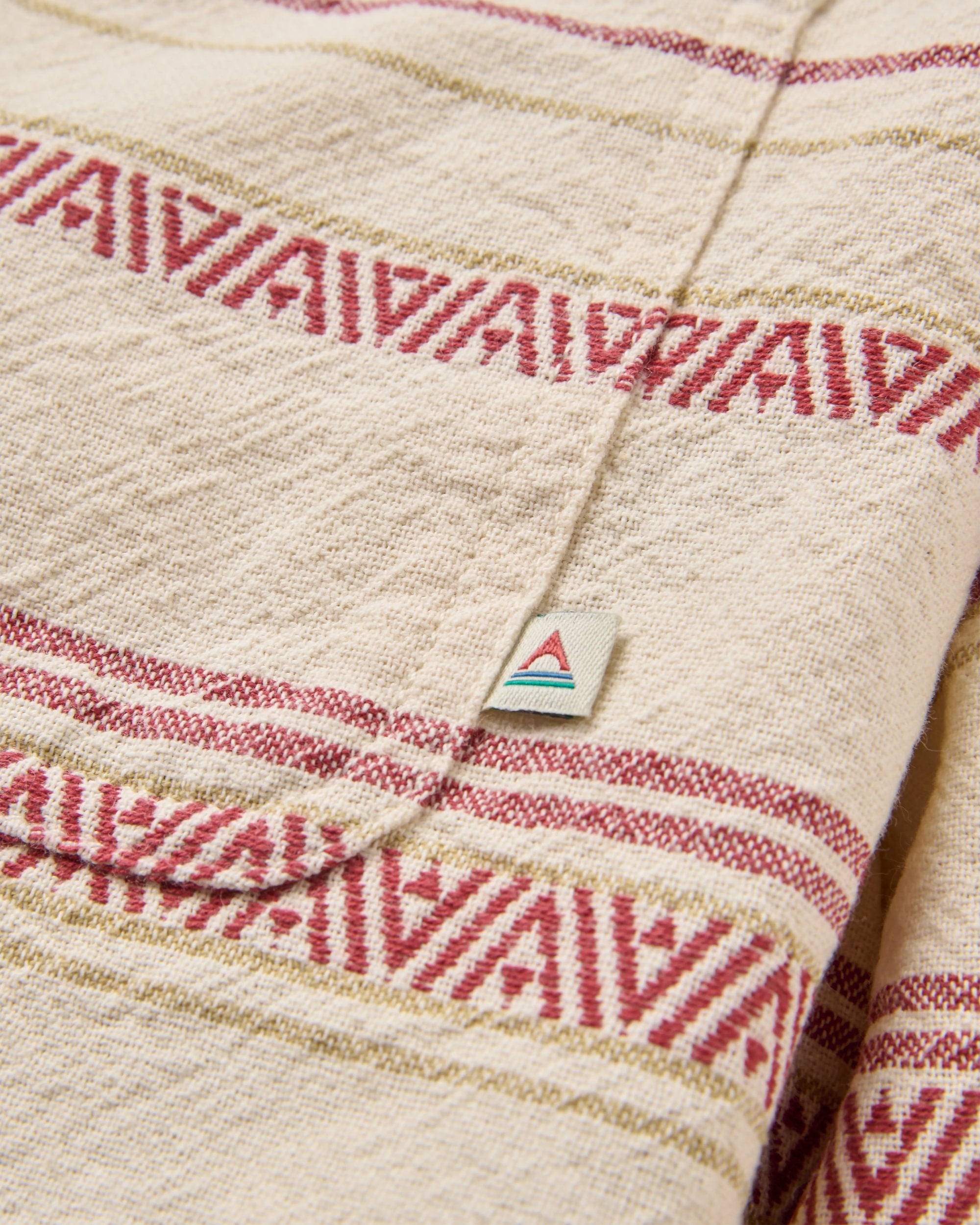 Voyage Jacquard Shirt - Birch - Flatlay