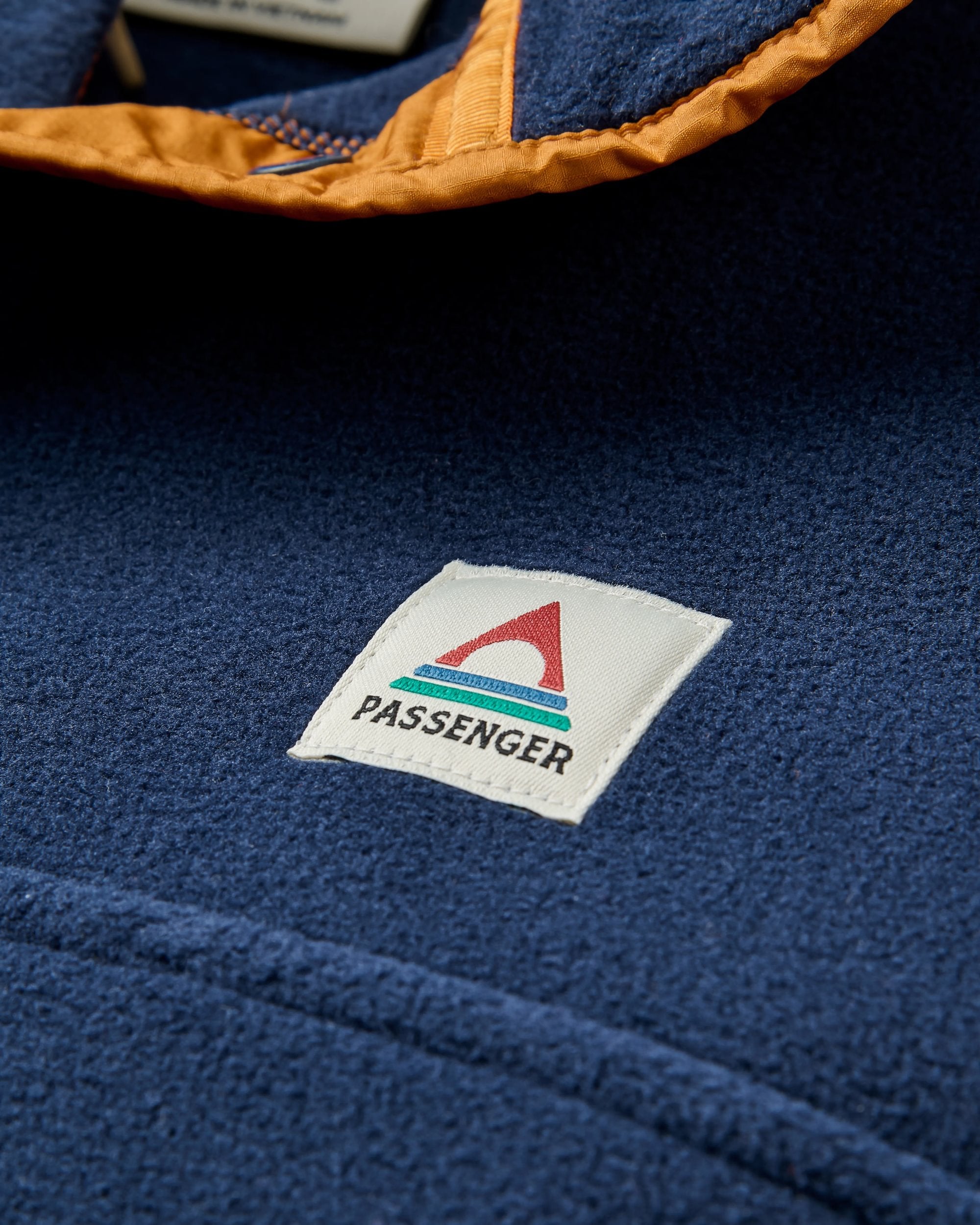 Dusk Recycled Polartec® Fleece - Rich Navy - Flatlay