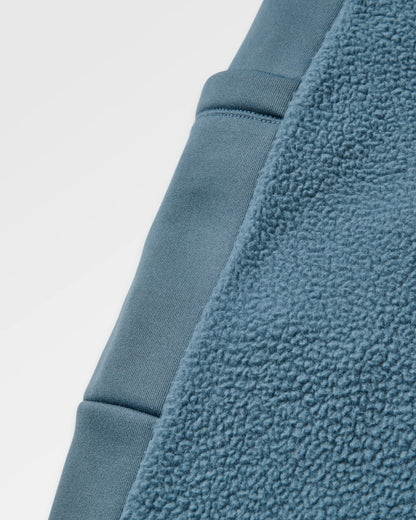 Campout Fleece Dungaree - Stormy Blue - Flatlay