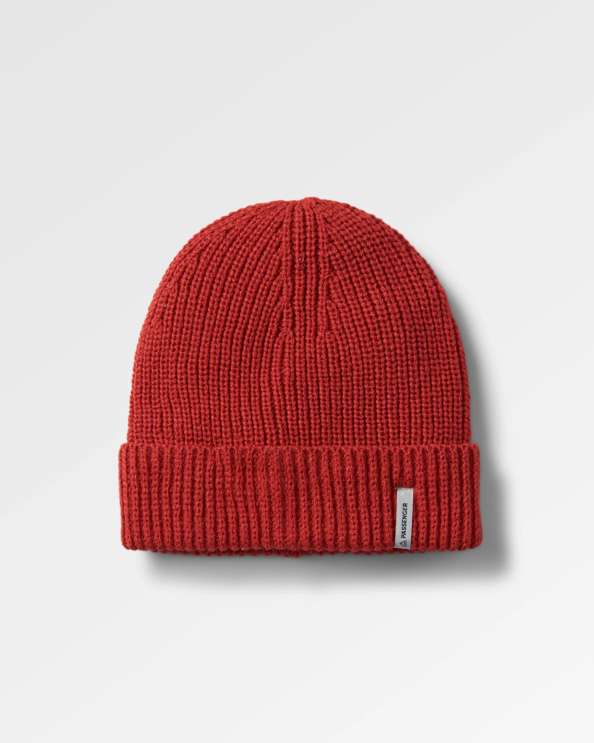 Compass Recycled Beanie - Cardinal