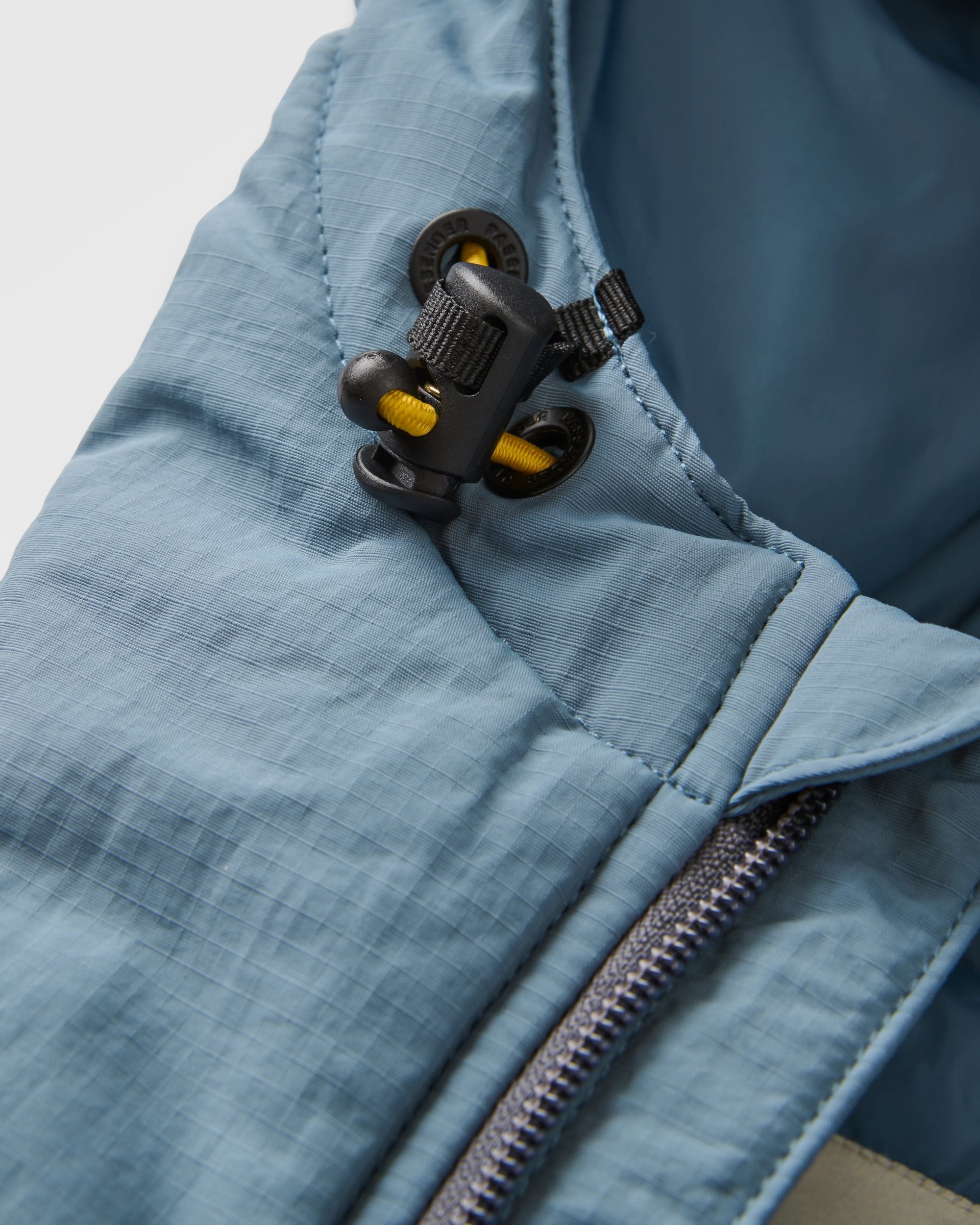 Ocean Insulated Anorak - Stormy Blue/Faded Denim - Flatlay