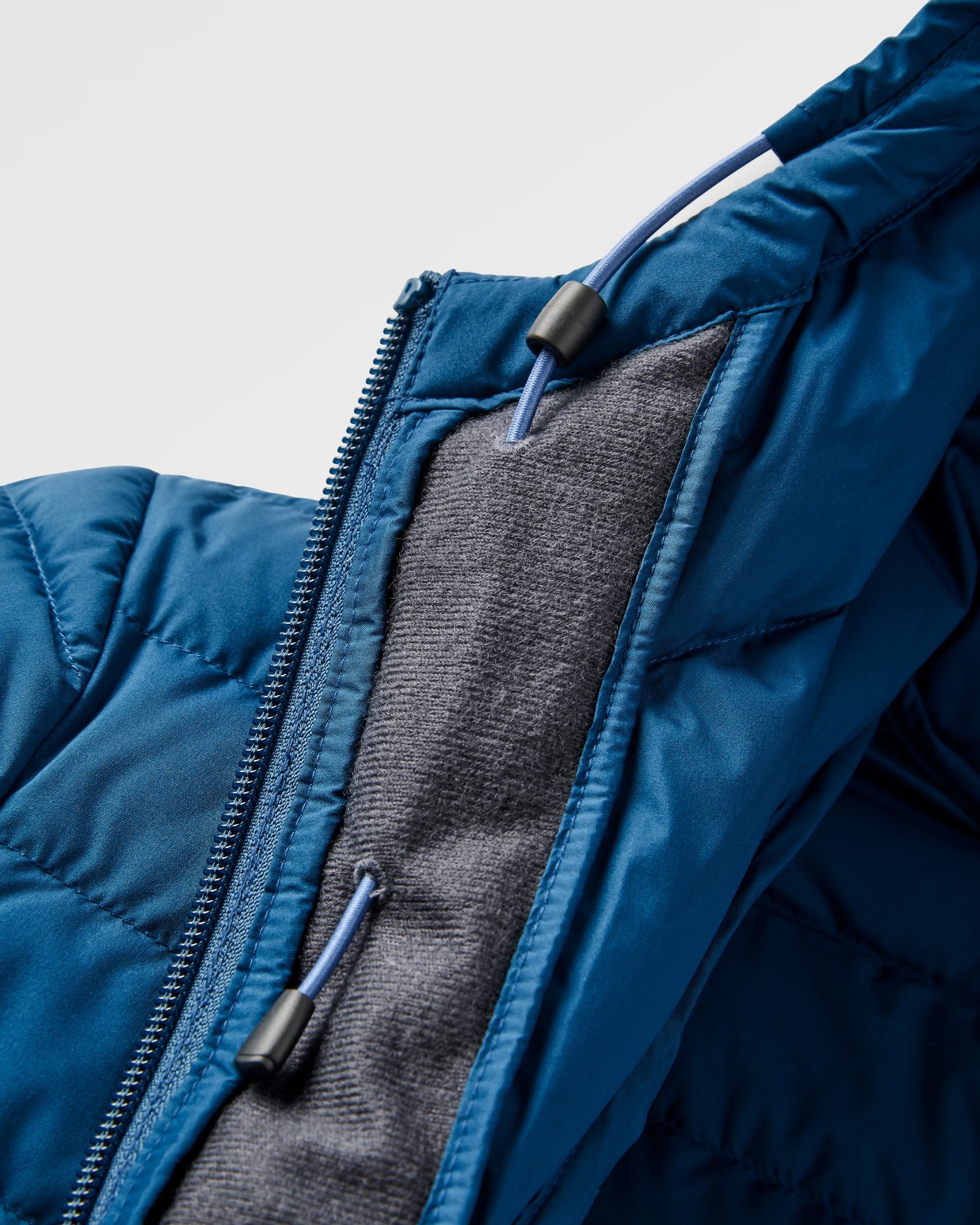 Northstar Down Recycled Jacket - Retro Blue/Tidal Blue - Flatlay