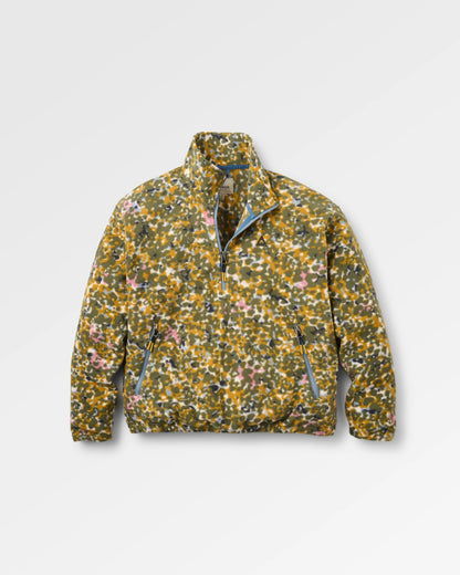 Ayla Micro Polartec® Fleece - Powder Camo Dusty Olive - Flatlay
