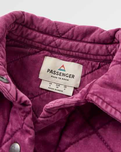 Clementine Shirt - Fig - Flatlay