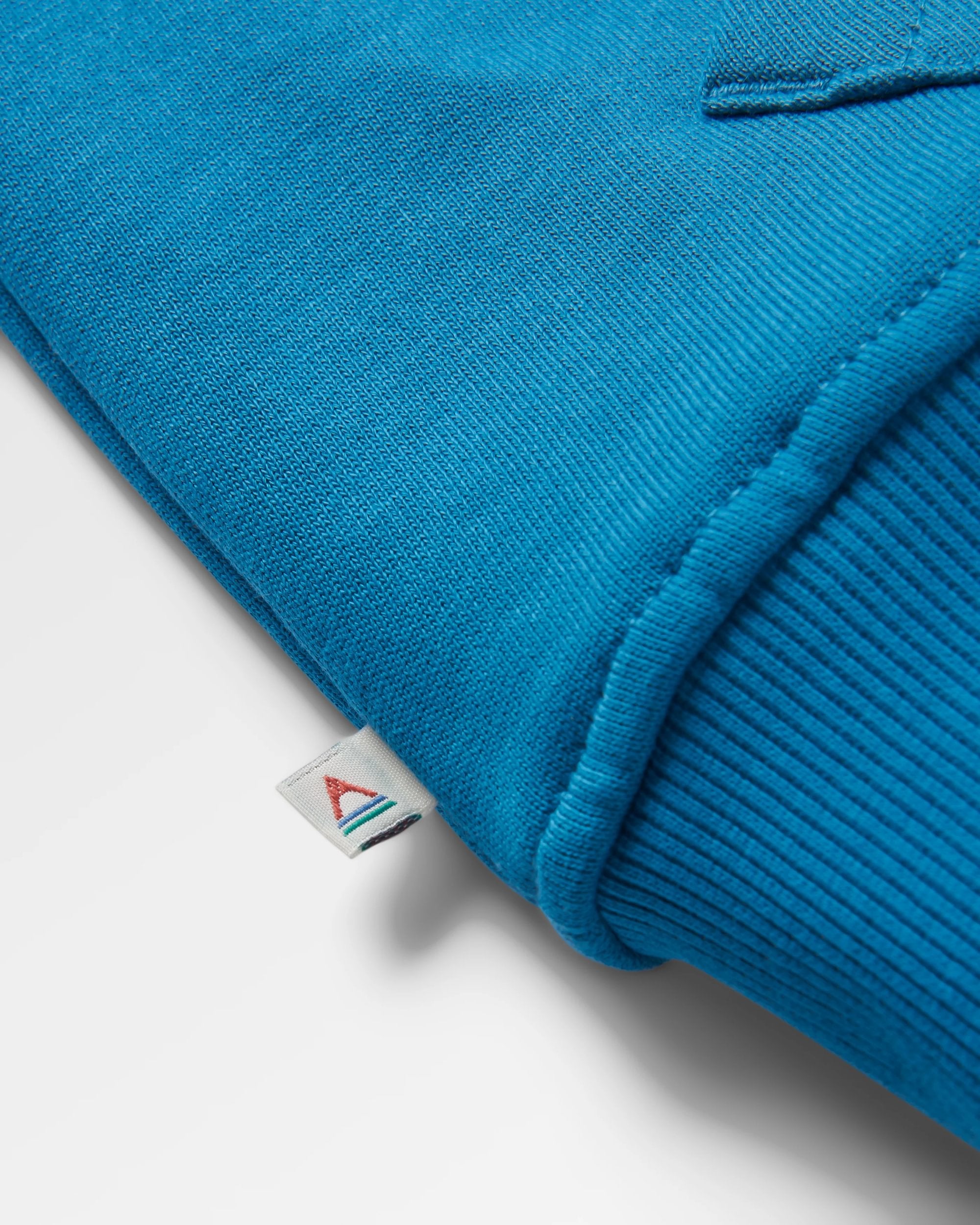 Odyssey Organic Cotton Hoodie - Blue Steel - Flatlay