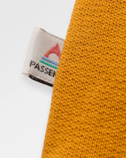 Wildedge Recycled Cotton Hoodie - Dark Denim/Retro Orange - Flatlay