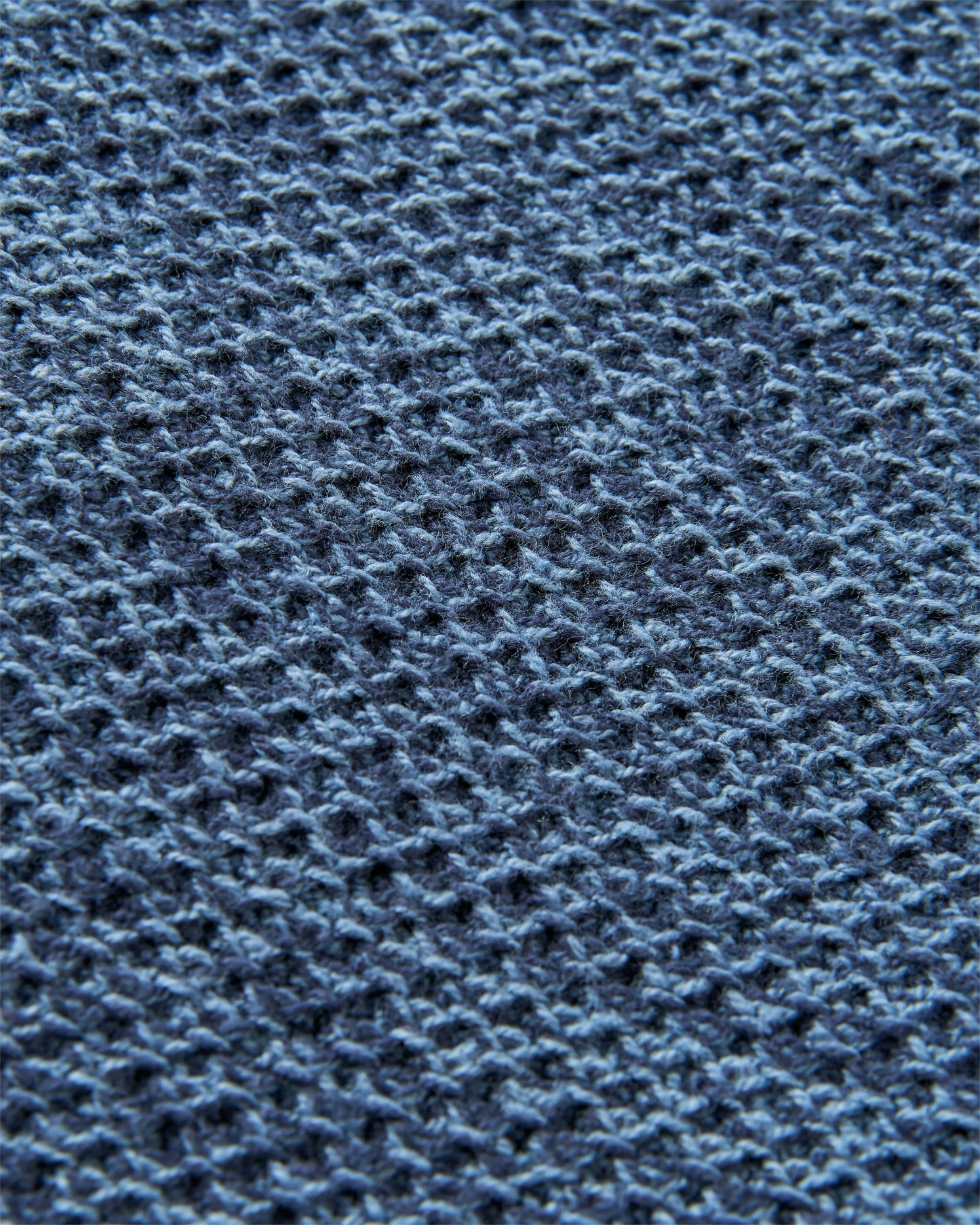 Shore Organic Cotton Knit Jumper - Rich Navy - Flatlay