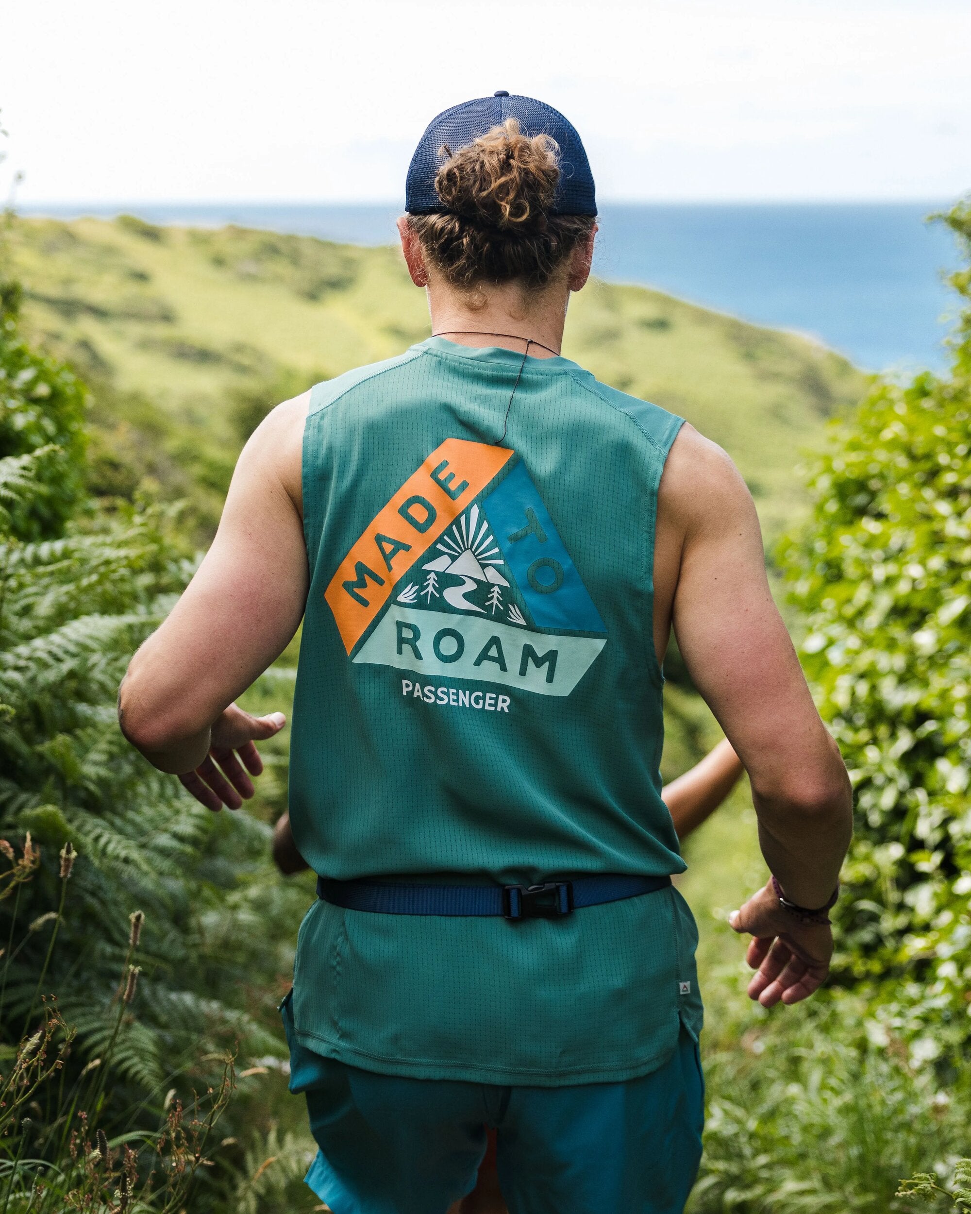 Boardwalk Active Recycled Vest - Deep Sea - Lifestyle