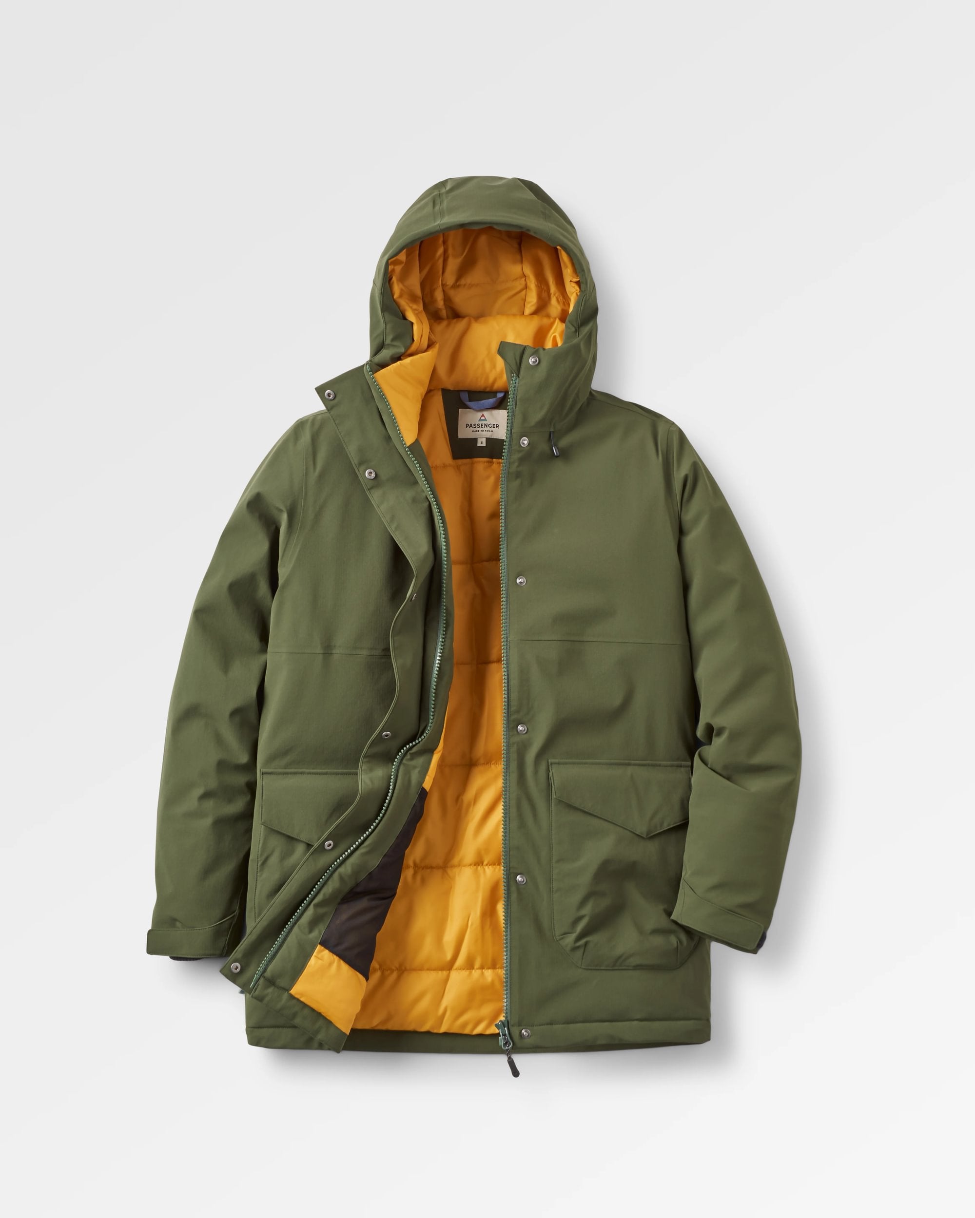 Telluride Waterproof Parka - Fir Tree - Flatlay