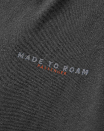 Open Road Recycled Cotton T-Shirt - Black