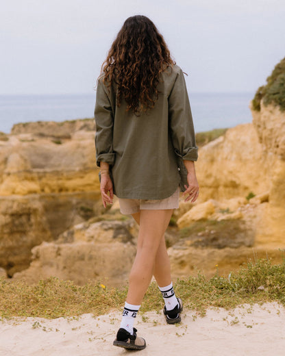 Stella LS Shirt - Dusty Olive - Lifestyle