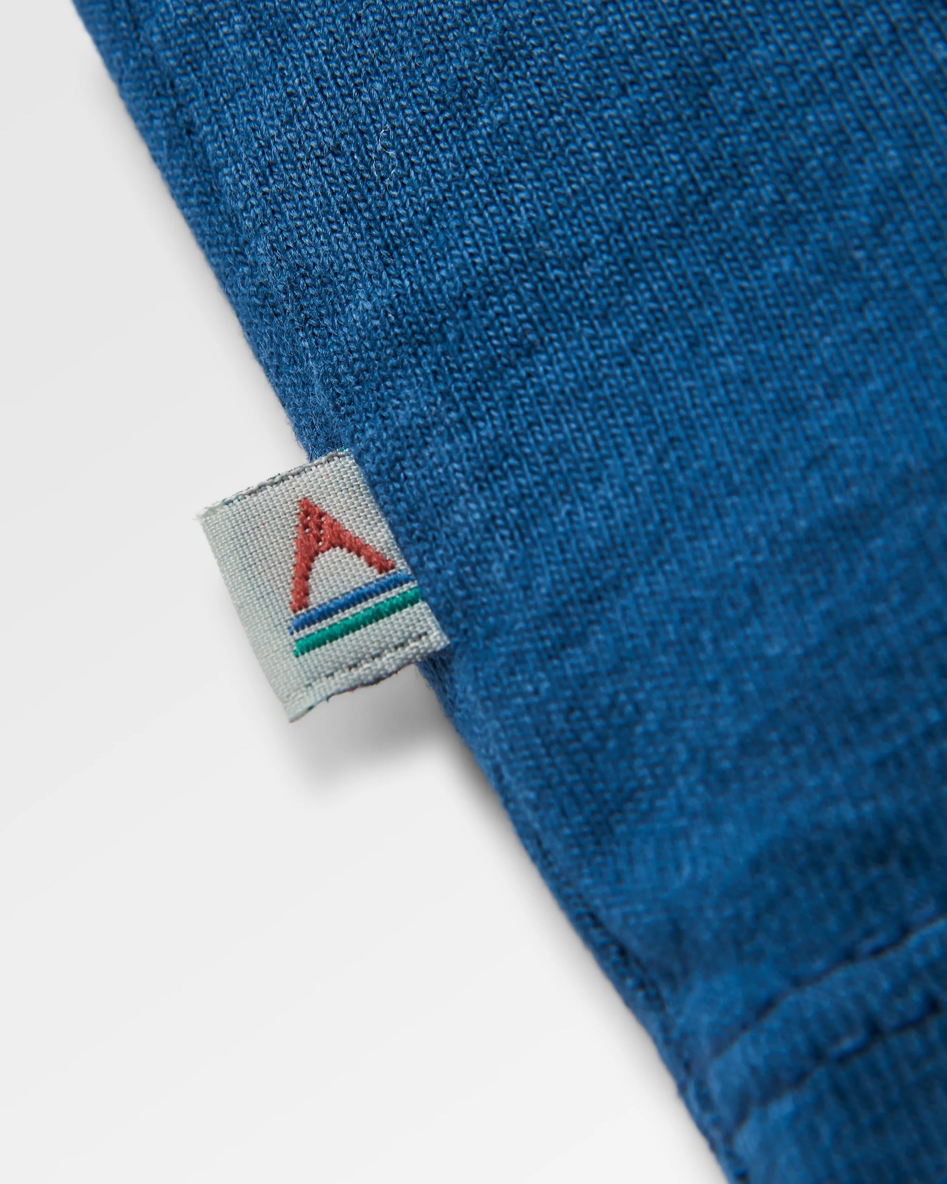 Laidback Recycled Cotton Relaxed Fit T-Shirt - Dark Denim - Flatlay