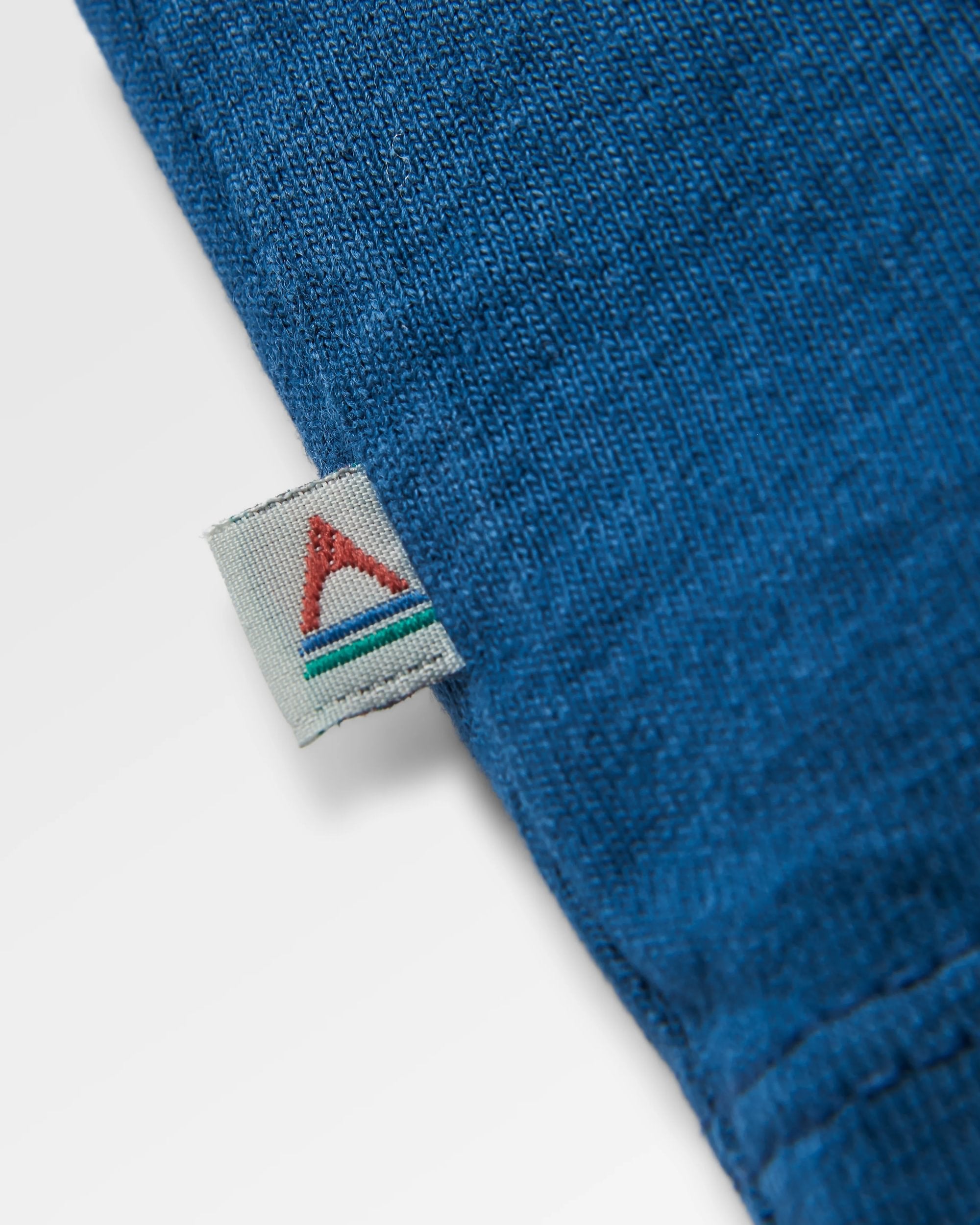 Laidback Recycled Cotton Relaxed Fit T-Shirt - Dark Denim - Flatlay