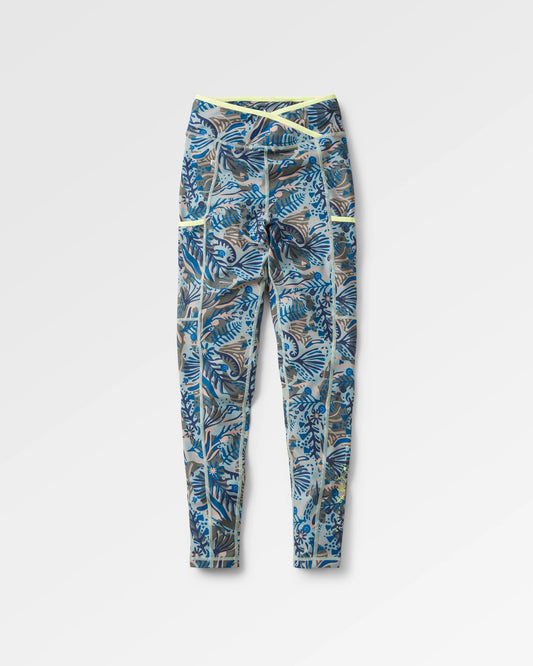 Mantra Recycled Leggings - Abstract Seaweed Pistachio