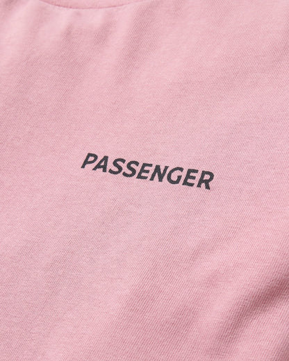 Roamer Recycled Cotton LS T-Shirt - Pink Haze - Flatlay