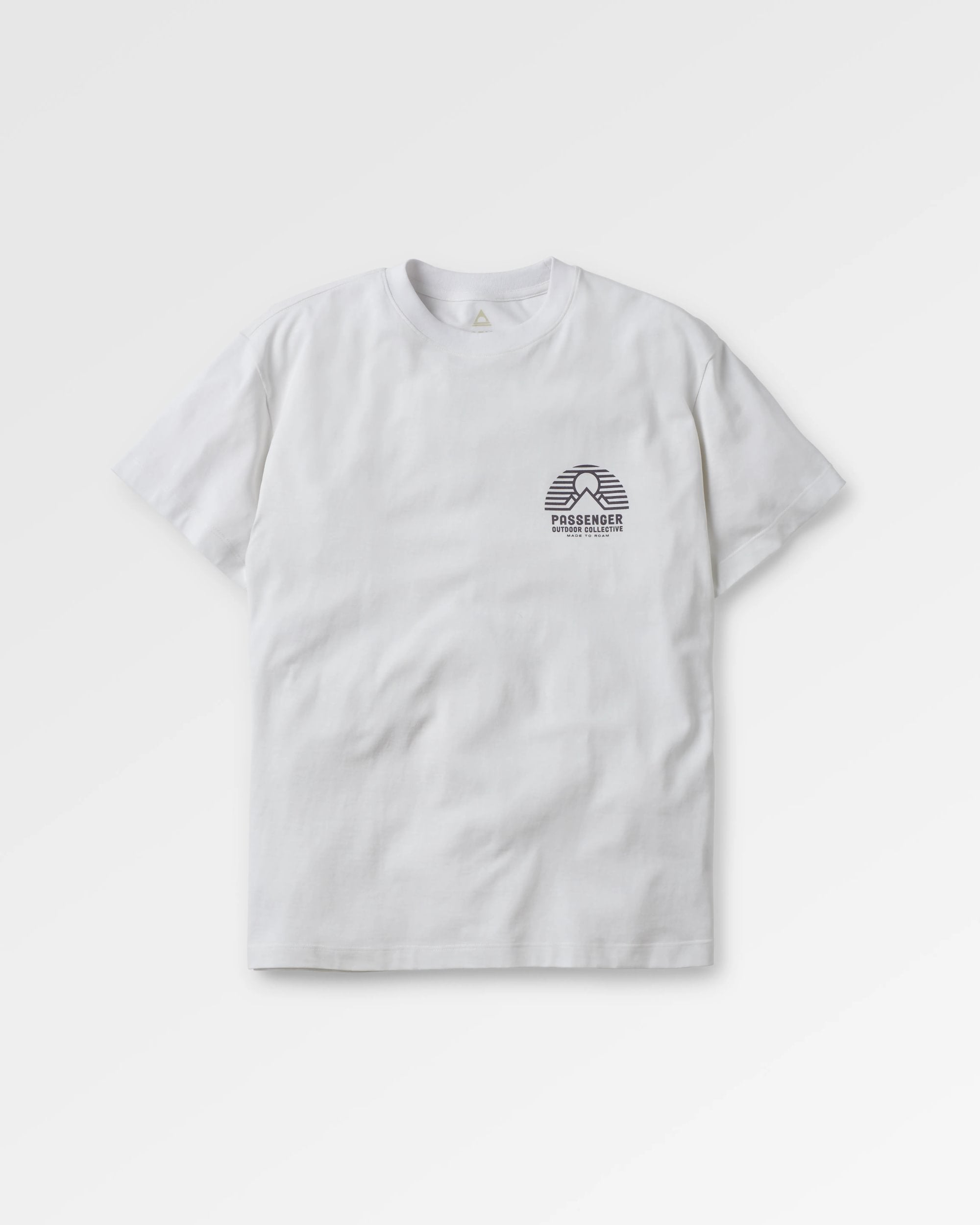 Elbio Recycled Relaxed Fit T-Shirt - White - Flatlay