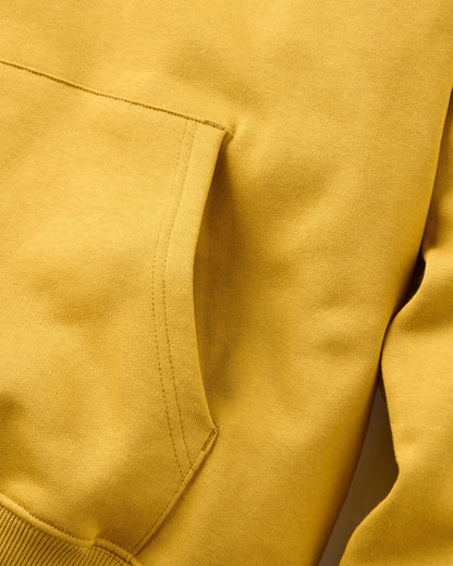 Laidback Relaxed Fit Hoodie - Dusty Ochre - Flatlay