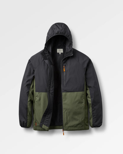 Daybreak Lightweight Thermore® Insulated Jacket - Faded Black/Khaki - Flatlay