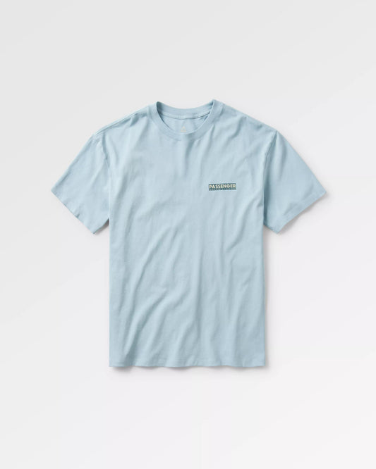 Distance Recycled Relaxed Fit T-Shirt - Blue Fog