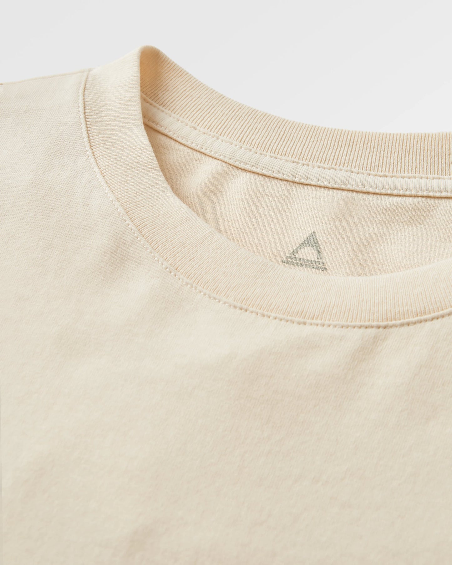 Dune Recycled Cotton Relaxed Fit T-Shirt - Birch - Flatlay