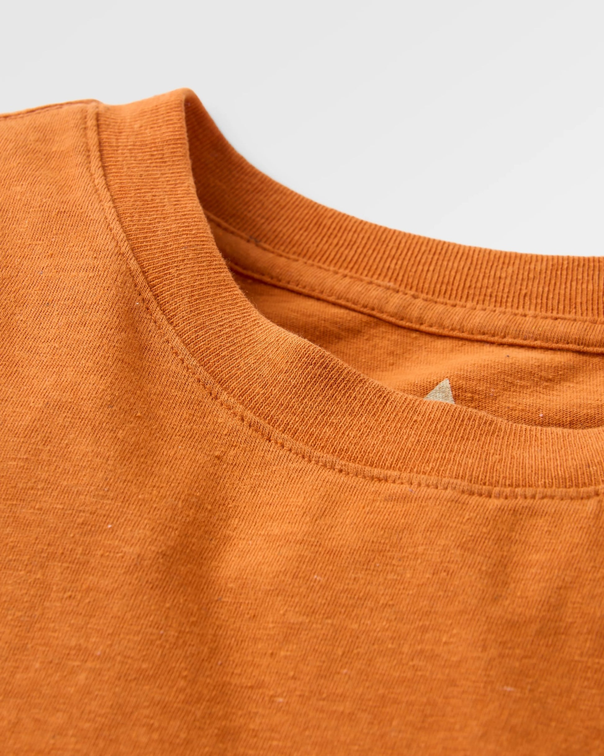 Elbio Recycled Relaxed Fit T-Shirt - Sunset Orange Marl