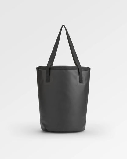 Tide Recycled 30L Bucket Bag - Black - Flatlay