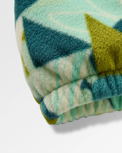 Ace Recycled Polar Fleece Joggers - Sun Patch Aquamarine - Flatlay