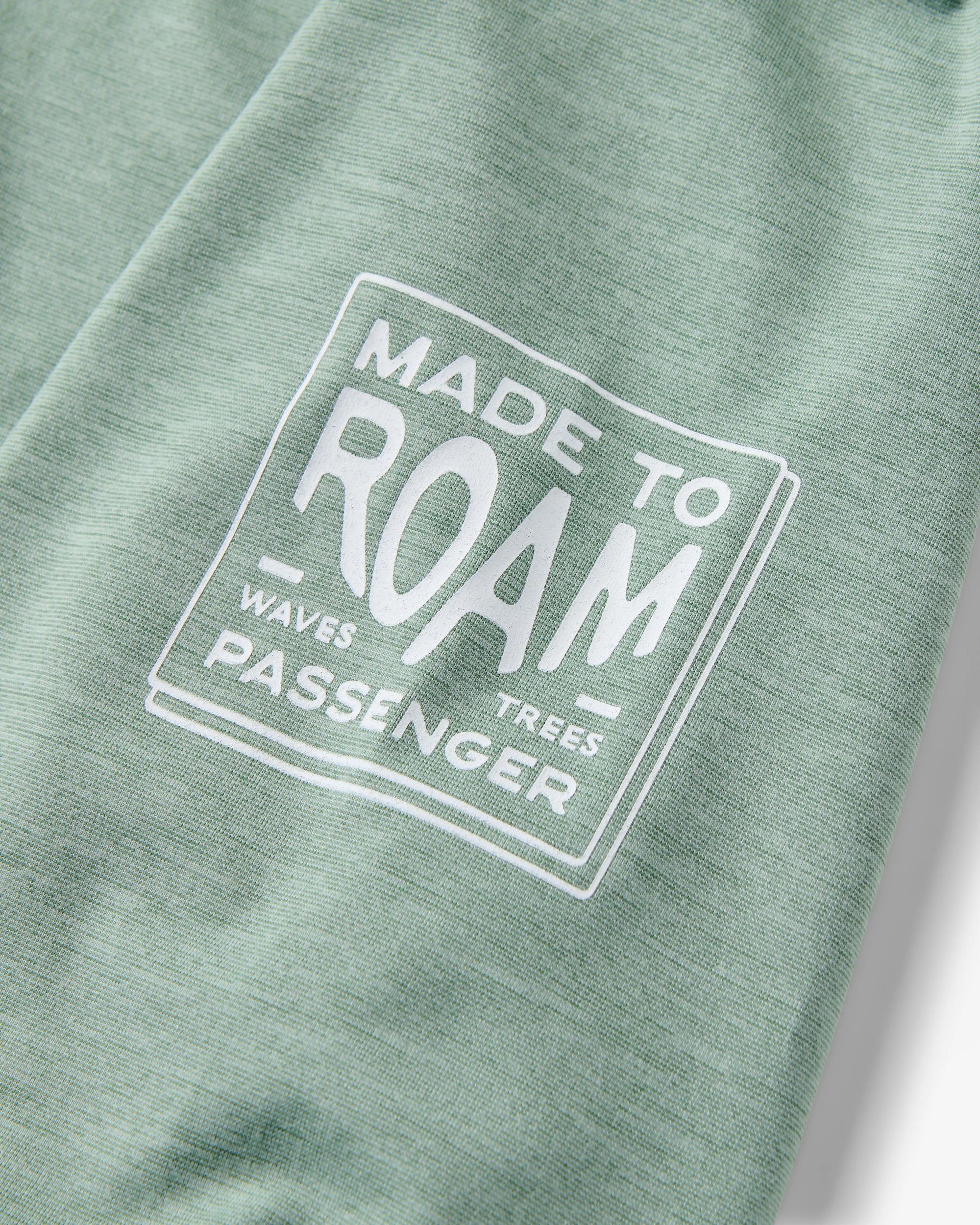 Light Ray Lightweight UPF50 LS T-Shirt - Pistachio Marl - Flatlay