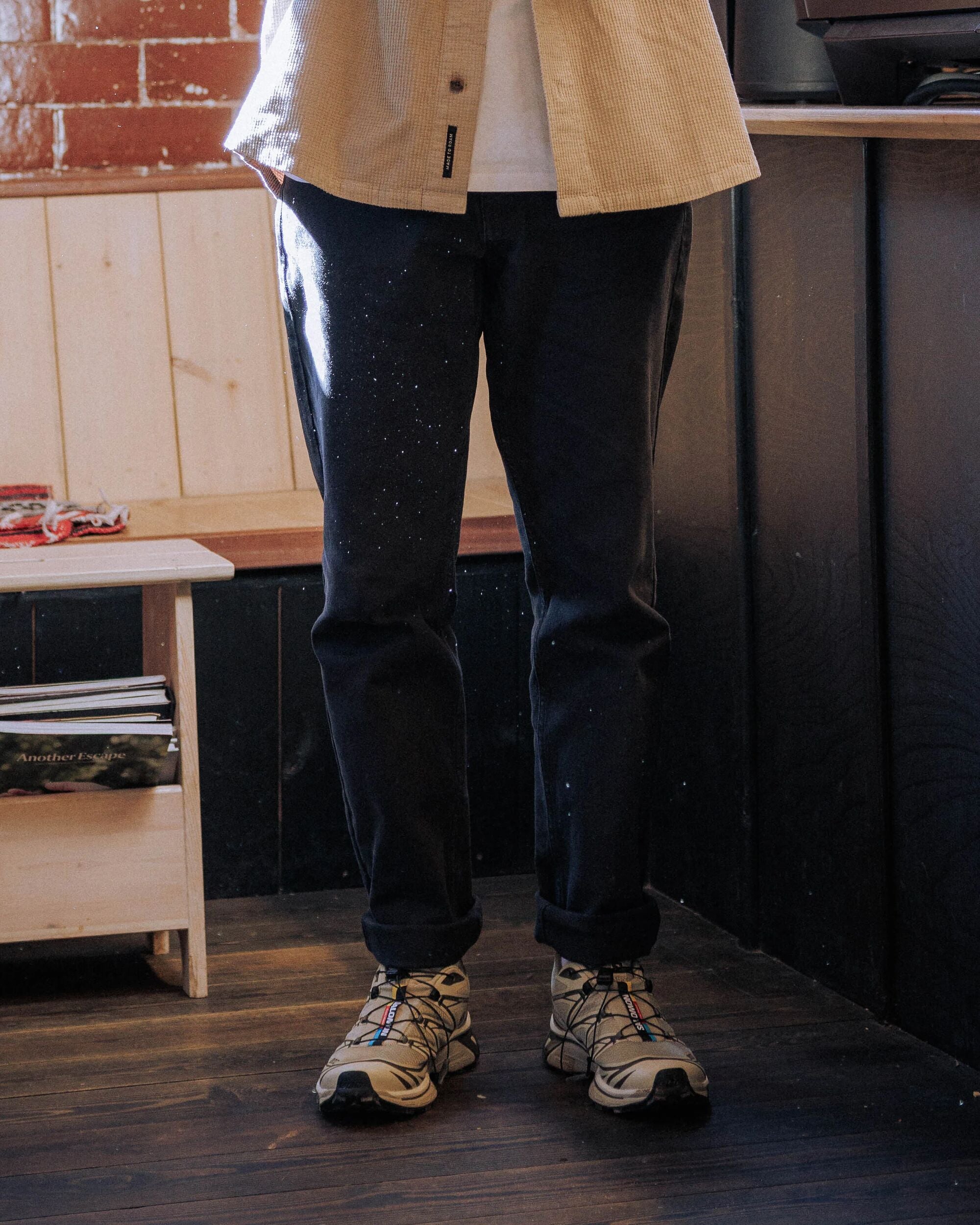 Farloche Organic Cotton Jeans - Black - Lifestyle