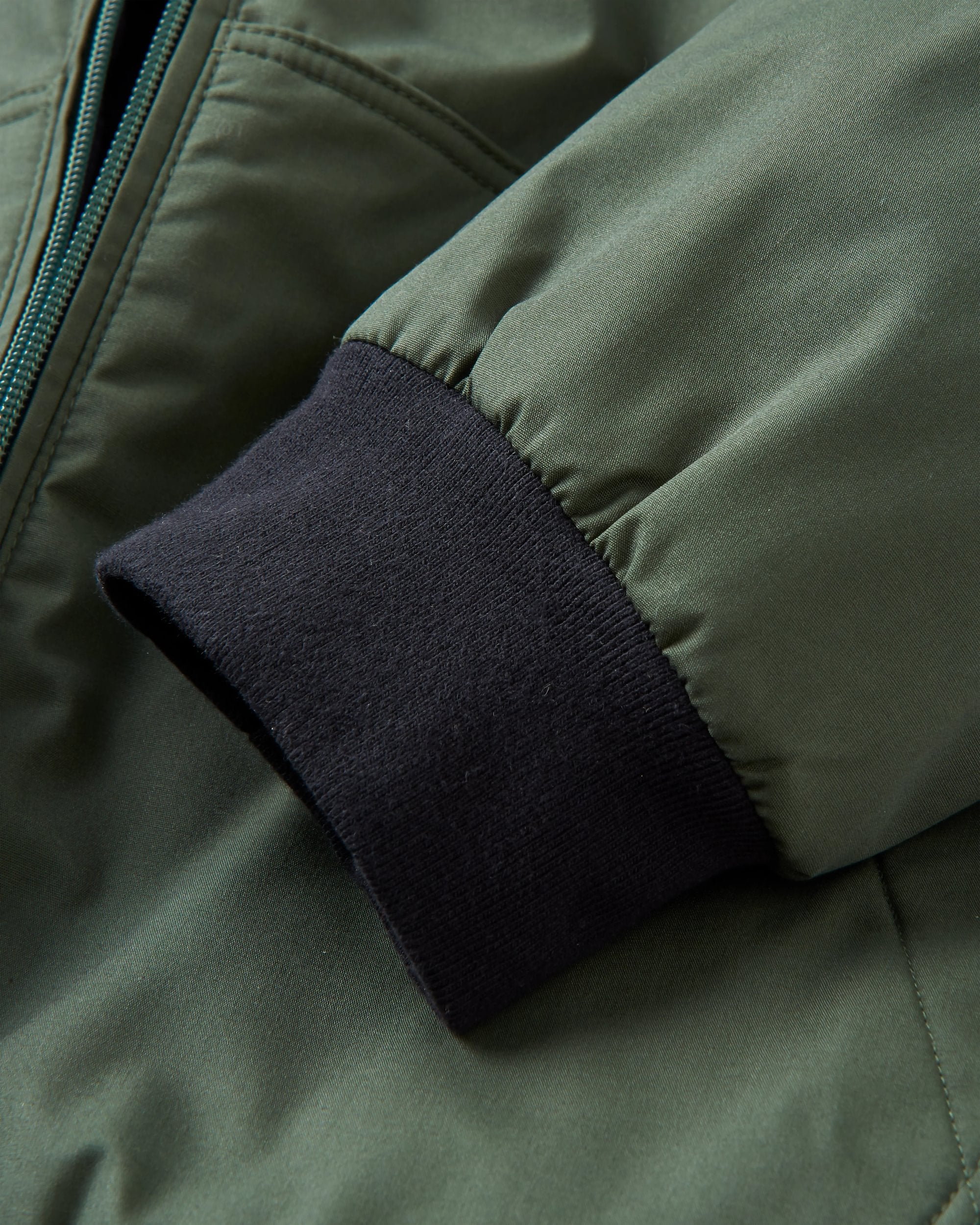 Bundoran Recycled Jacket - Fir Tree - Flatlay