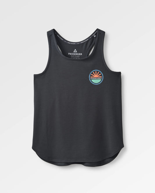 Chase The Light Active Vest - Black - Flatlay