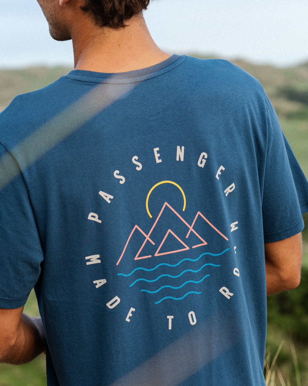 Escapism Recycled Cotton T-Shirt - Dark Denim - Lifestyle