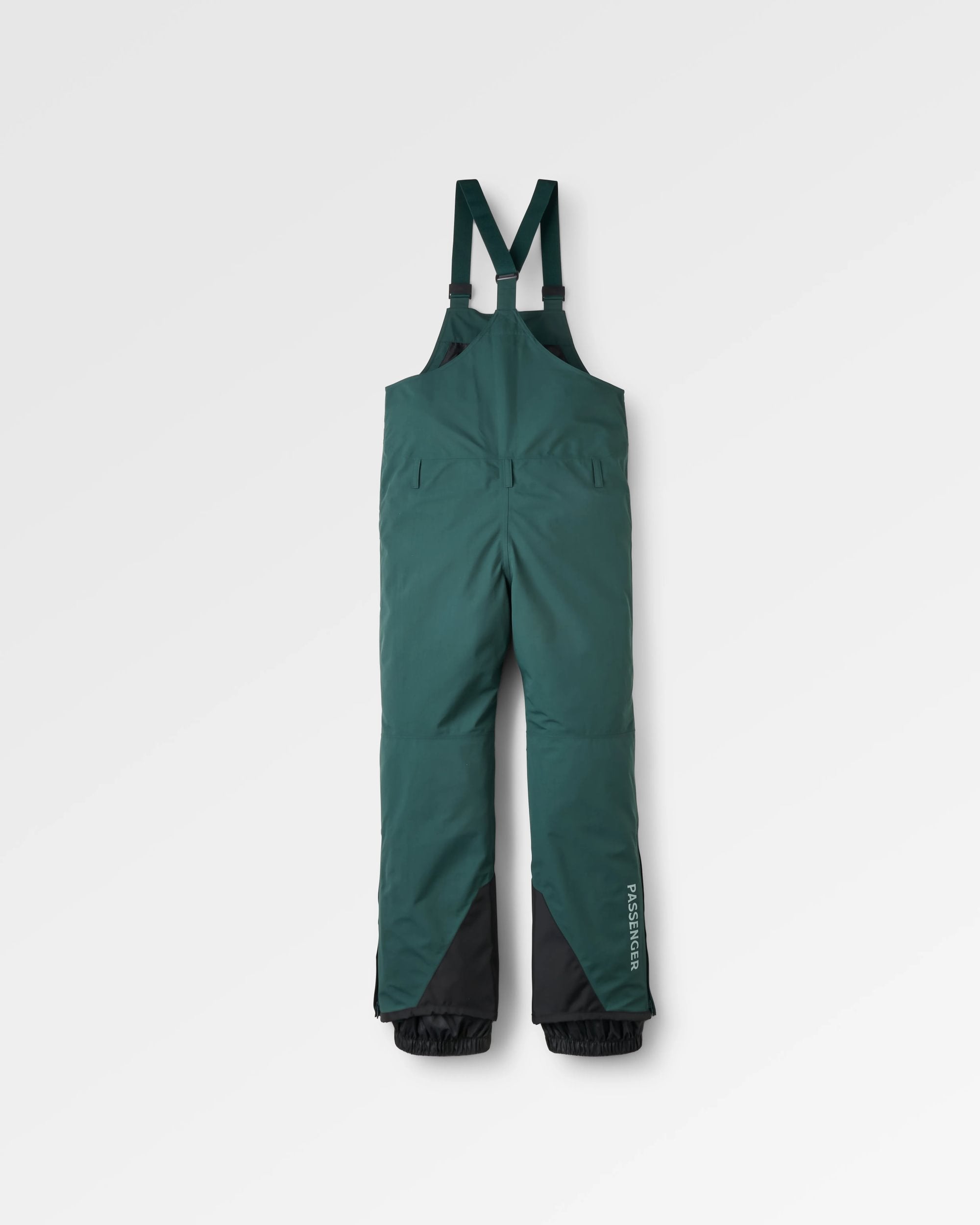 Snowscape Men's Recycled Bibpant - Dark Fern  - Flatlay