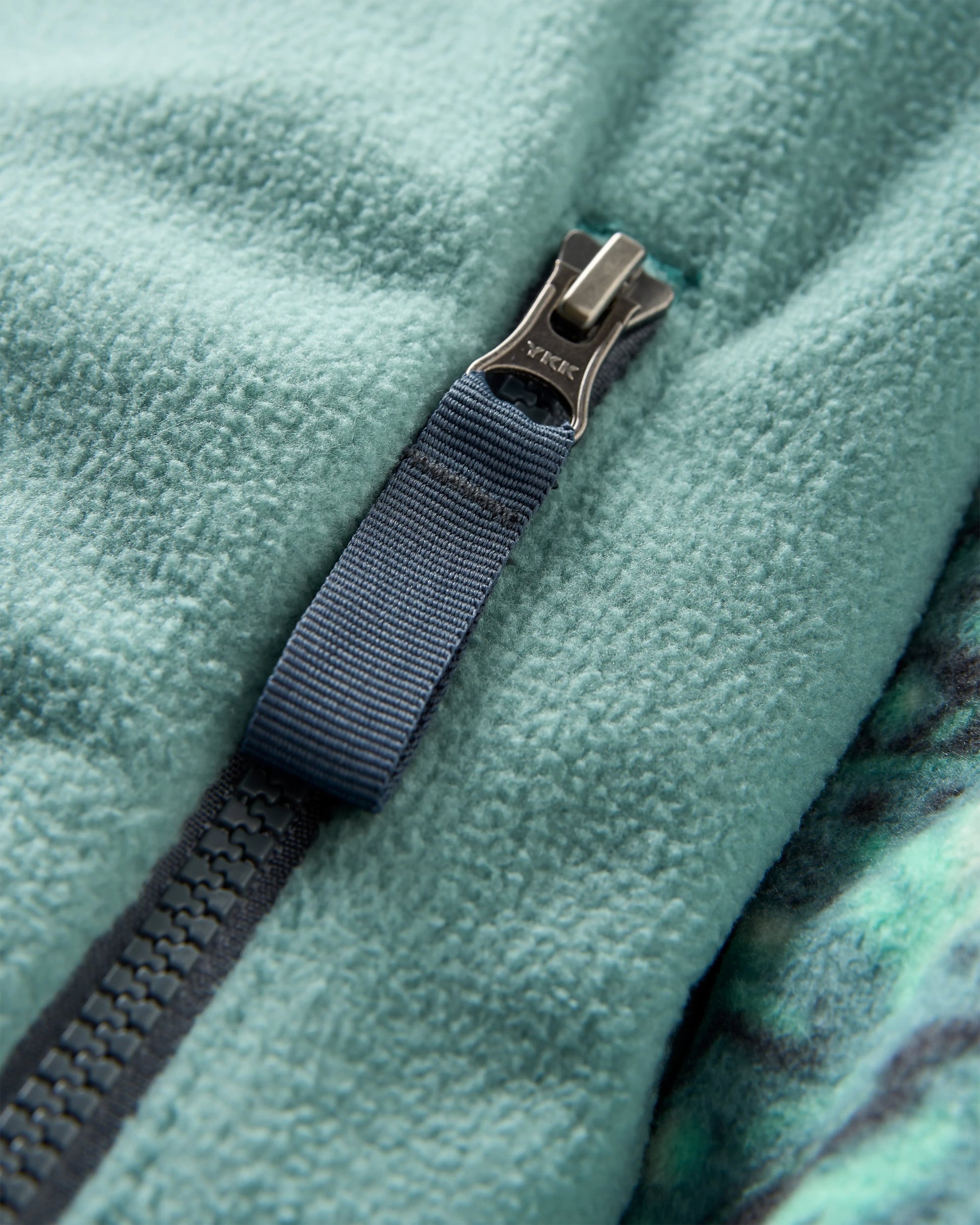 Set Off Recycled Polar 1/4 Zip Fleece - Elemental Geo Arctic