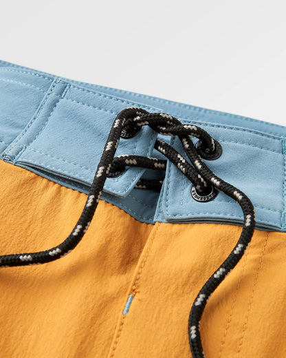 Cruiser Recycled Boardshort - 19" - Spruce Yellow - Flatlay
