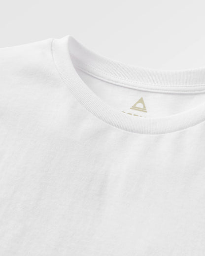 Dawning Recycled Cotton T-shirt - White