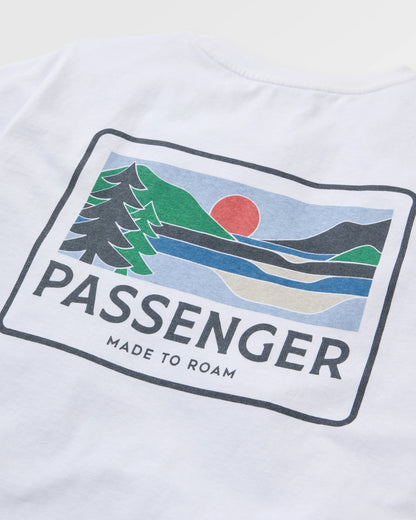 Roamer Women's T-Shirt - White - Flatlay