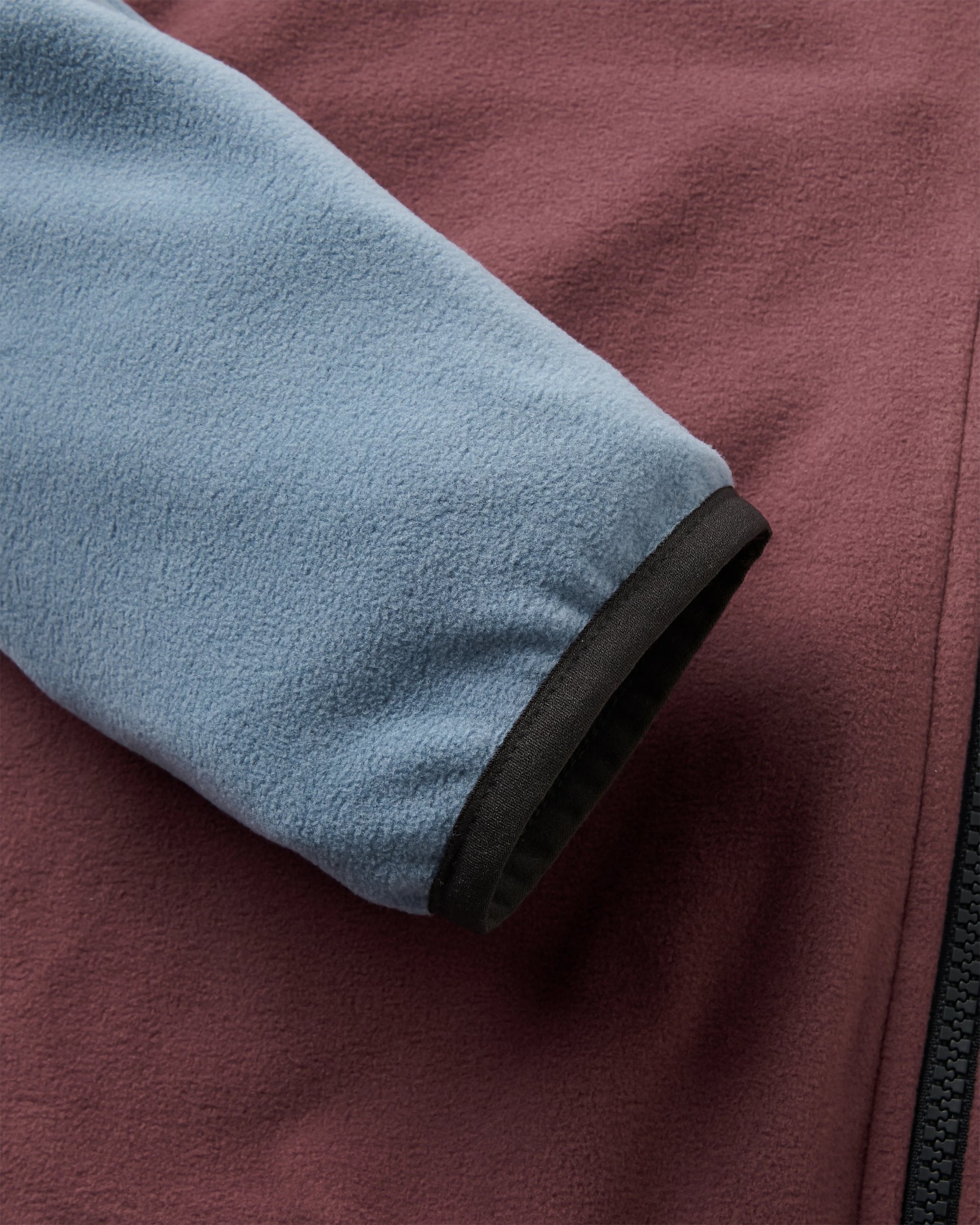 Set Off Polartec® Full Zip Fleece - Brambleberry/Stormy Blue - Flatlay