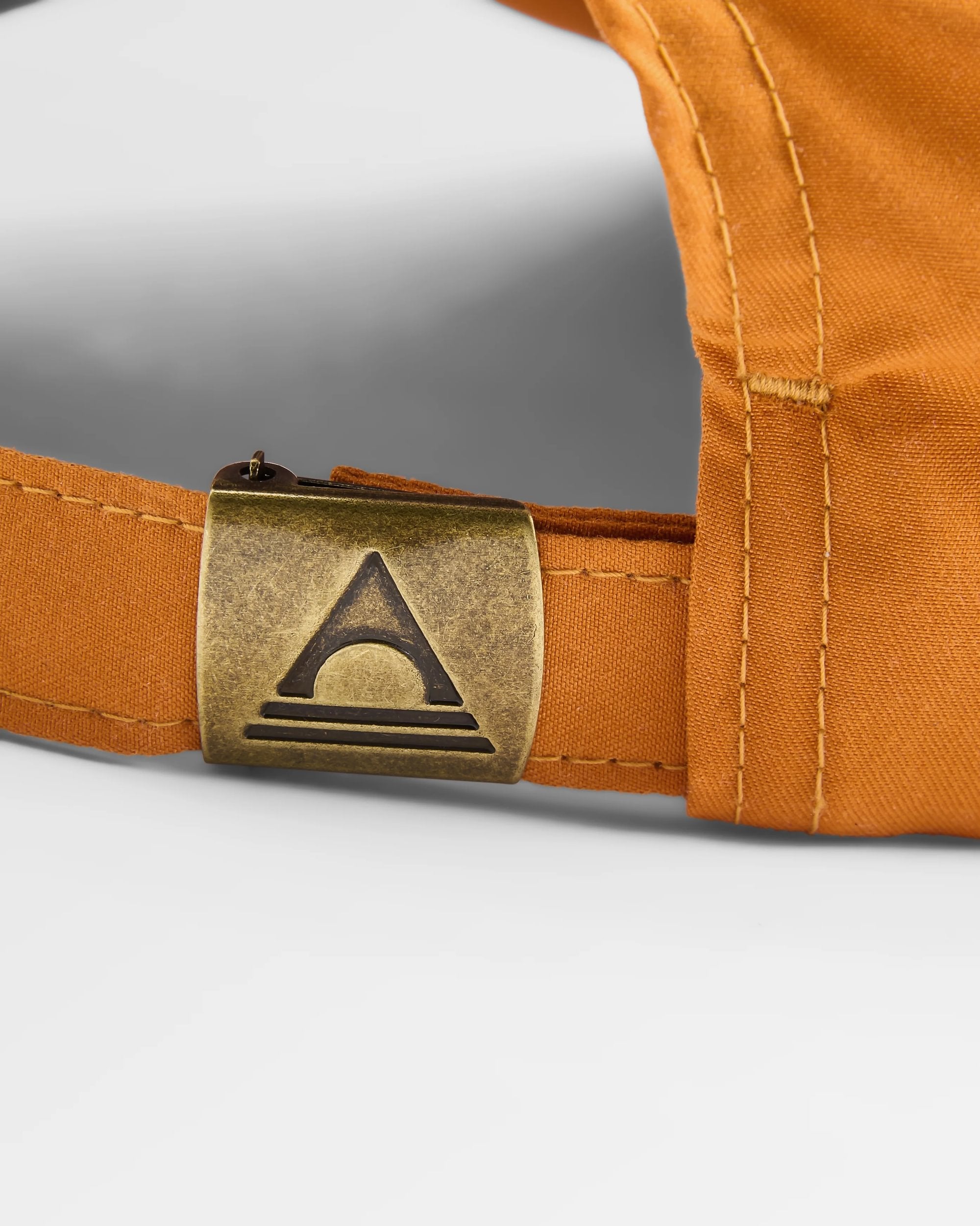 Classic Light Recycled 6 Panel Cap - Sunrise Orange - Flatlay