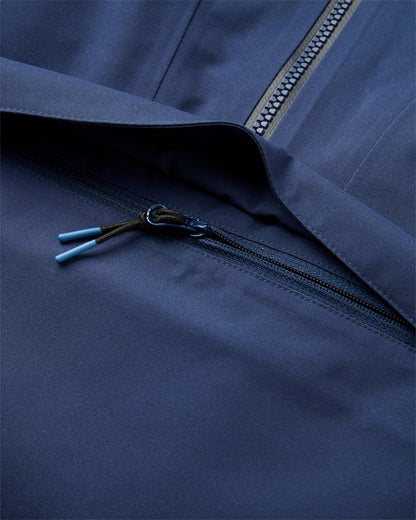 Skyline Waterproof Anorak - Rich Navy - Flatlay