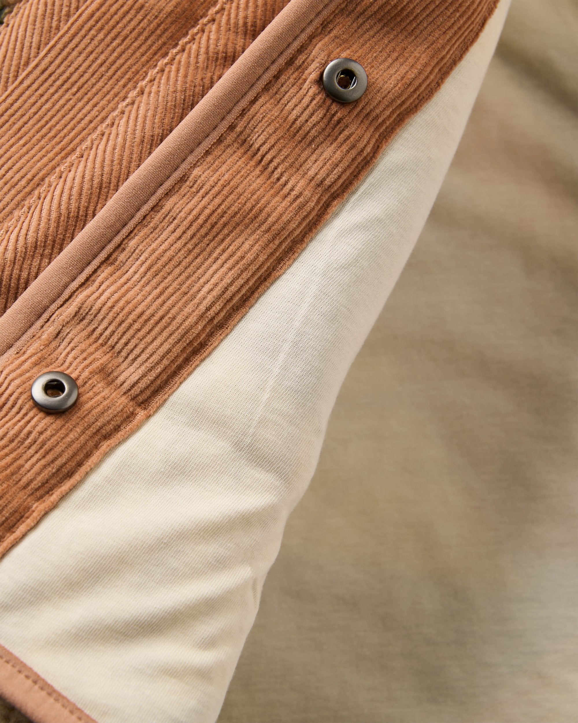 Clover Recycled Sherpa Fleece - Sun Patch Simply Taupe - Flatlay