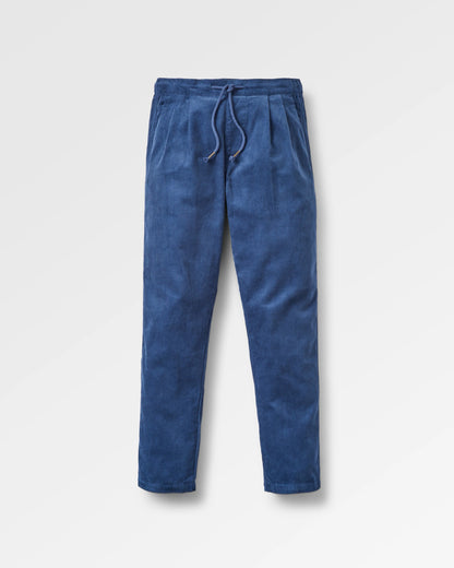 Compass Recycled Corduroy Trouser - Dark Denim