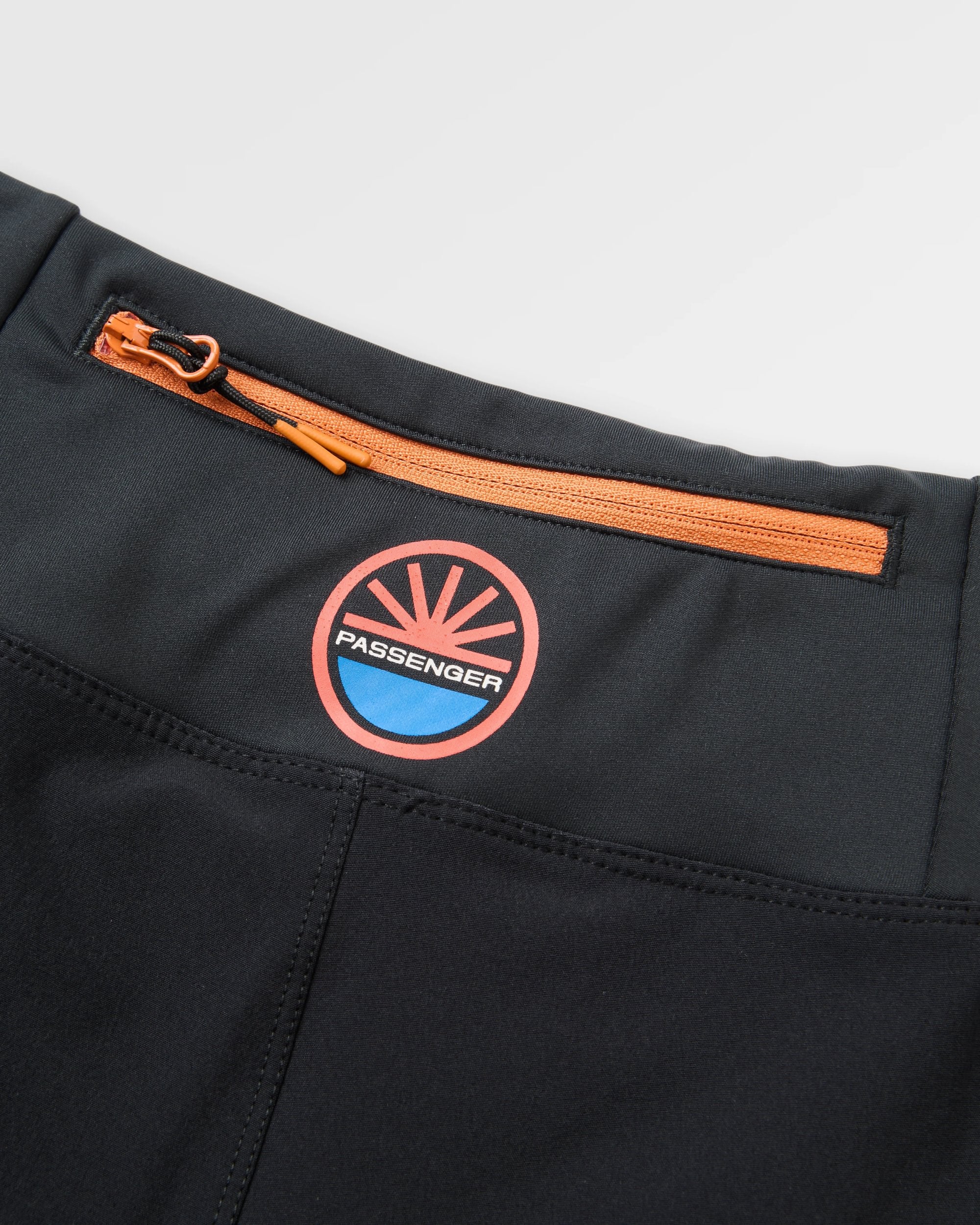 Roundtrip Trail Short 5" - Black - Flatlay