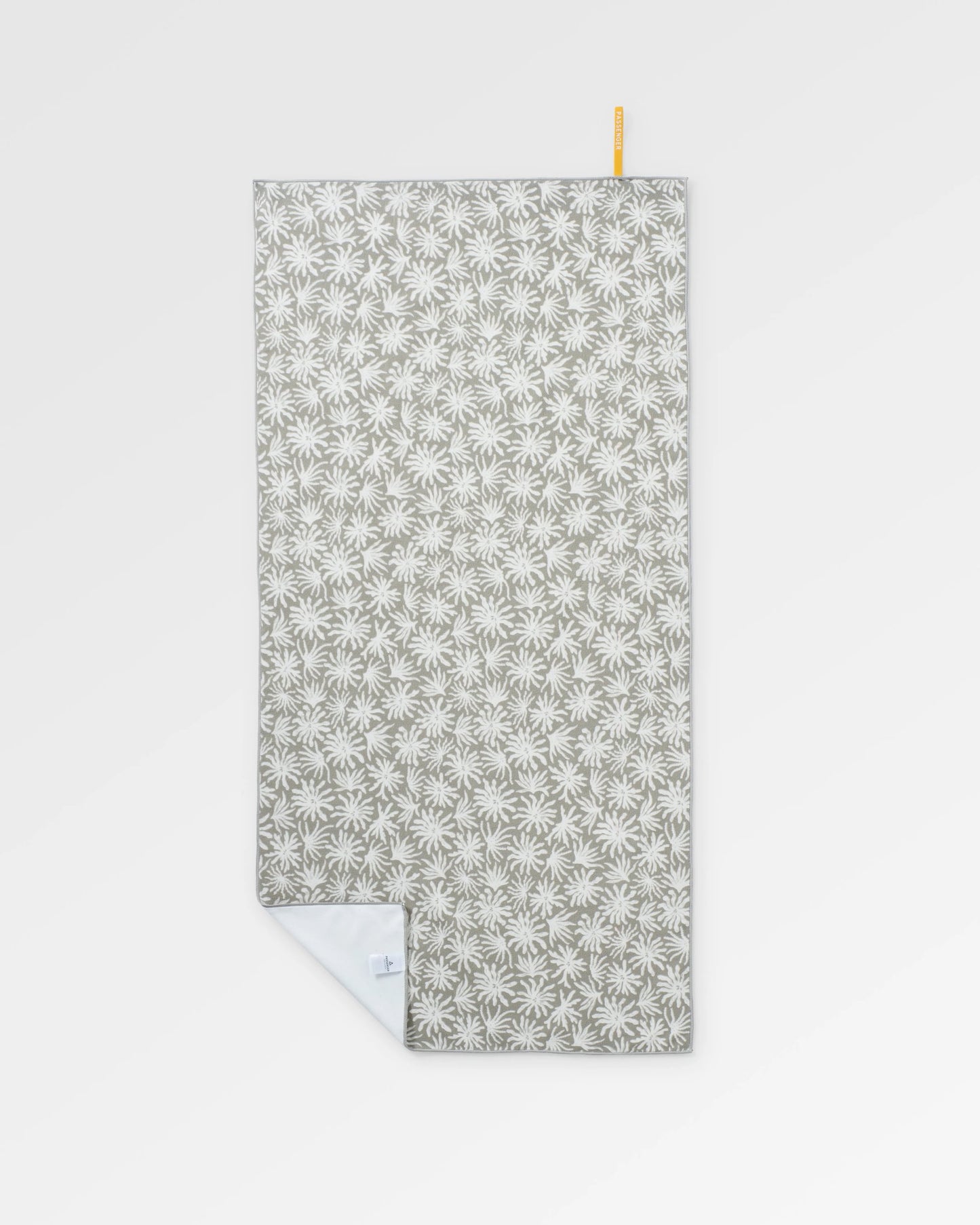 Travel Recycled Quick Dry Towel - Seaweed Pebble Grey