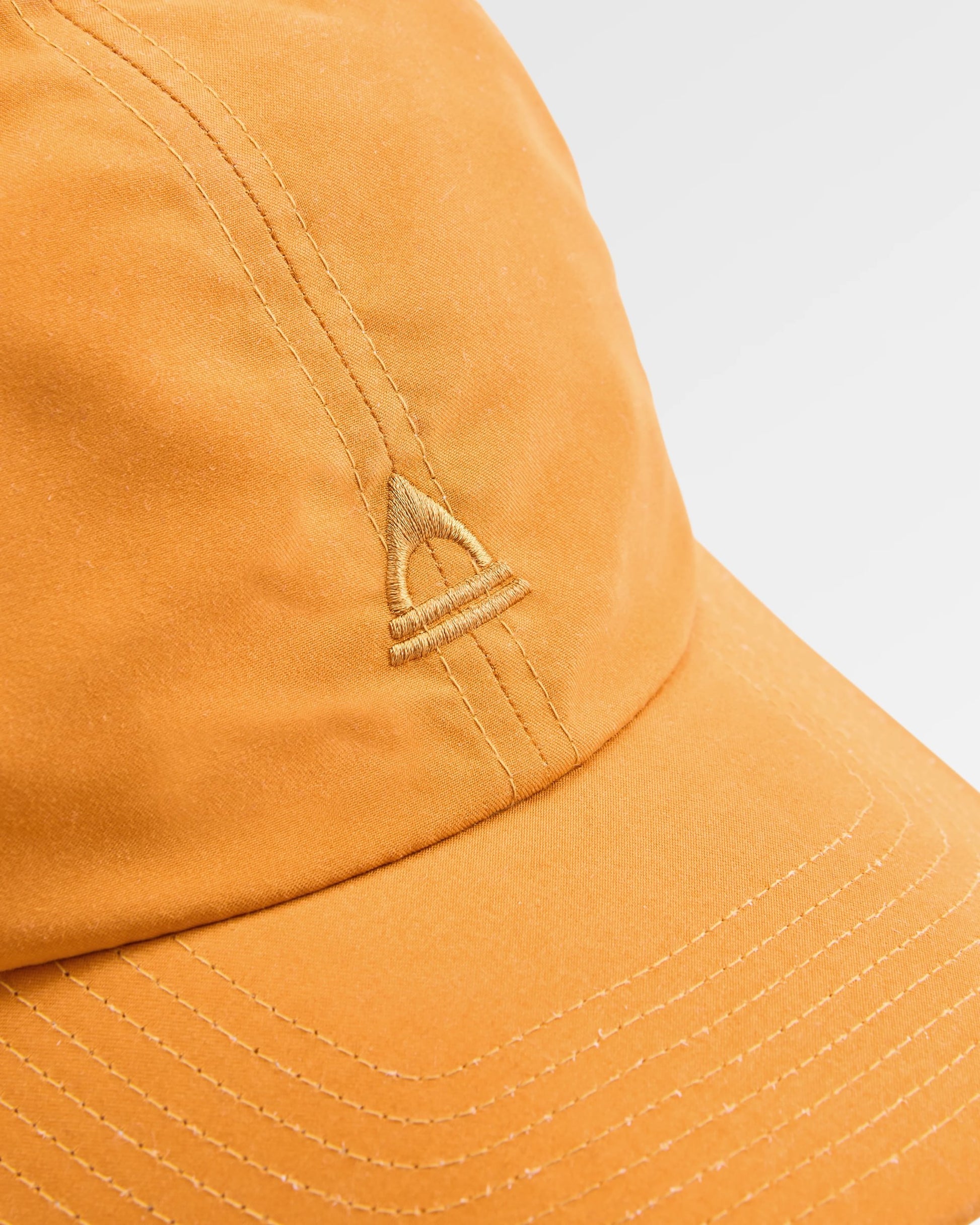 Classic Lite Recycled 6 Panel Cap - Sunrise Orange - Flatlay