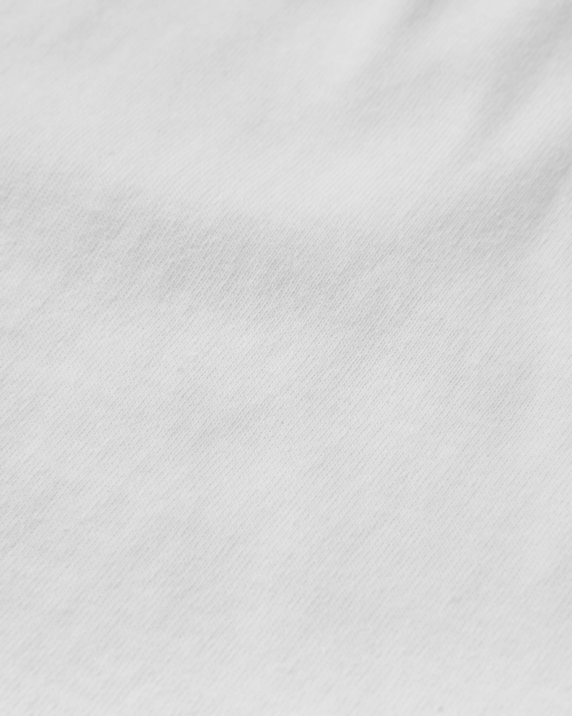 Classic Recycled Cotton Vest - White - Flatlay