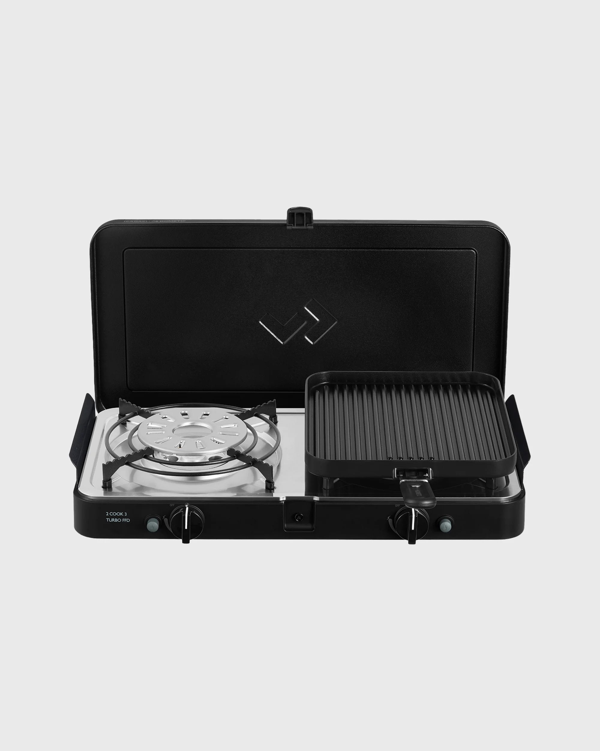 CADAC Dometic 2 Cook Turbo FFD Deluxe QR - Black - Flatlay