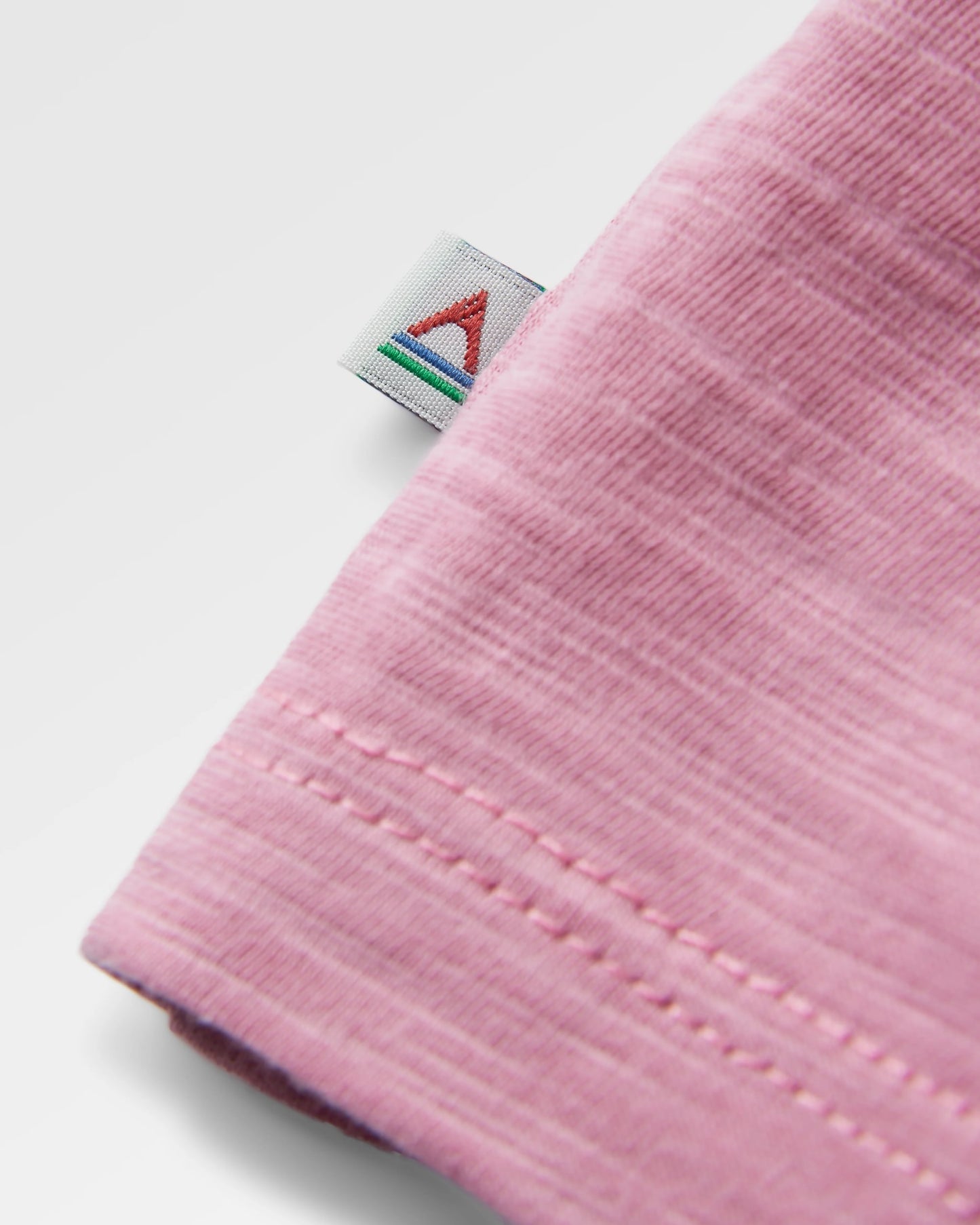 Laidback Recycled Cotton T-Shirt - Pink Haze - Flatlay